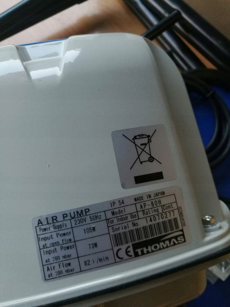 Thomas AP-80H-S, nowa dmuchawa pompa membranowa - 7484365096 ...