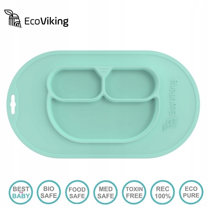 Eco Viking BLW 4 in 1 Eating Helper Owl Mint