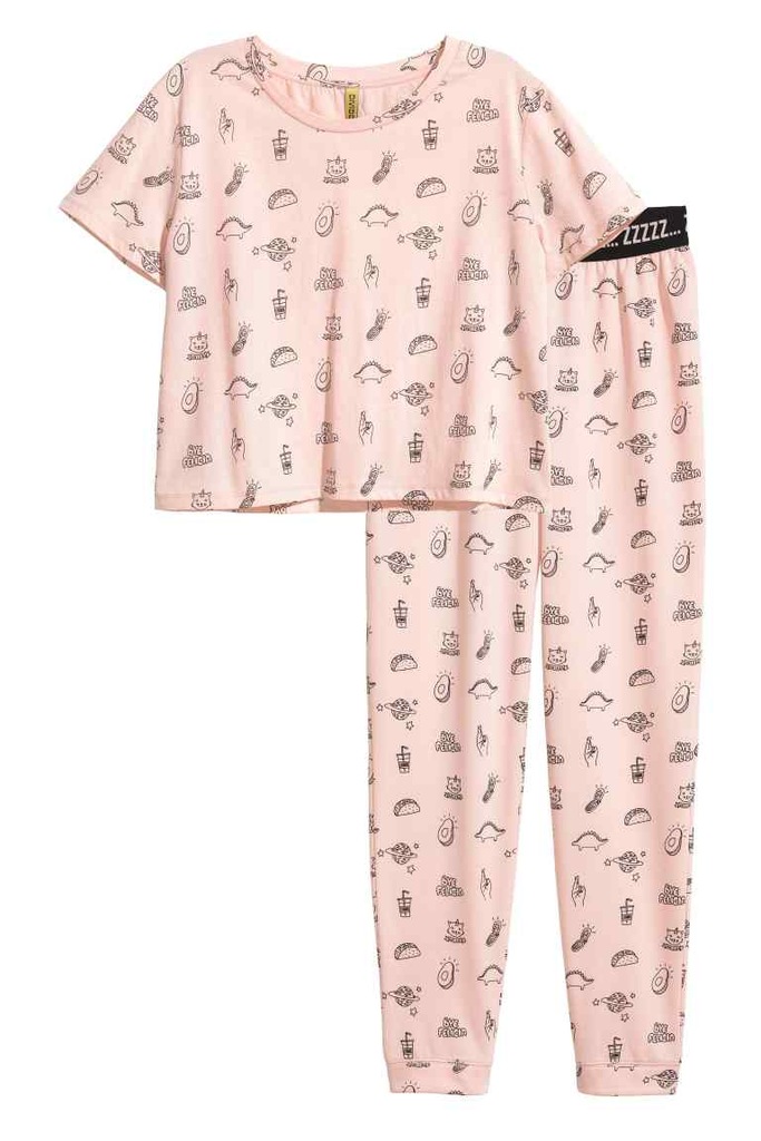 H&M Piżama z topem i spodniami rozm. S