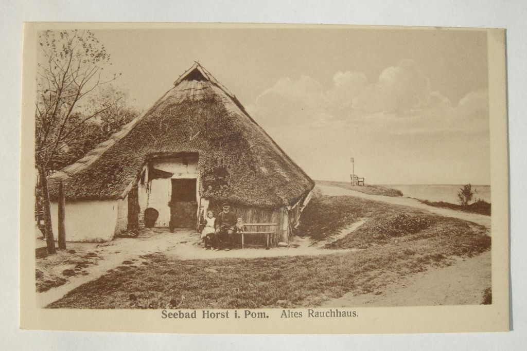Horst - Niechorze - kurna chata - pocztówka