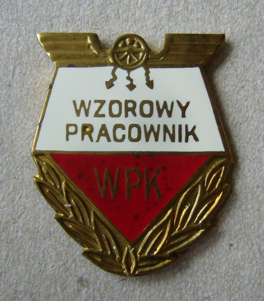 Katowice GOP - odznaka wzorowy pracownik WPK złota