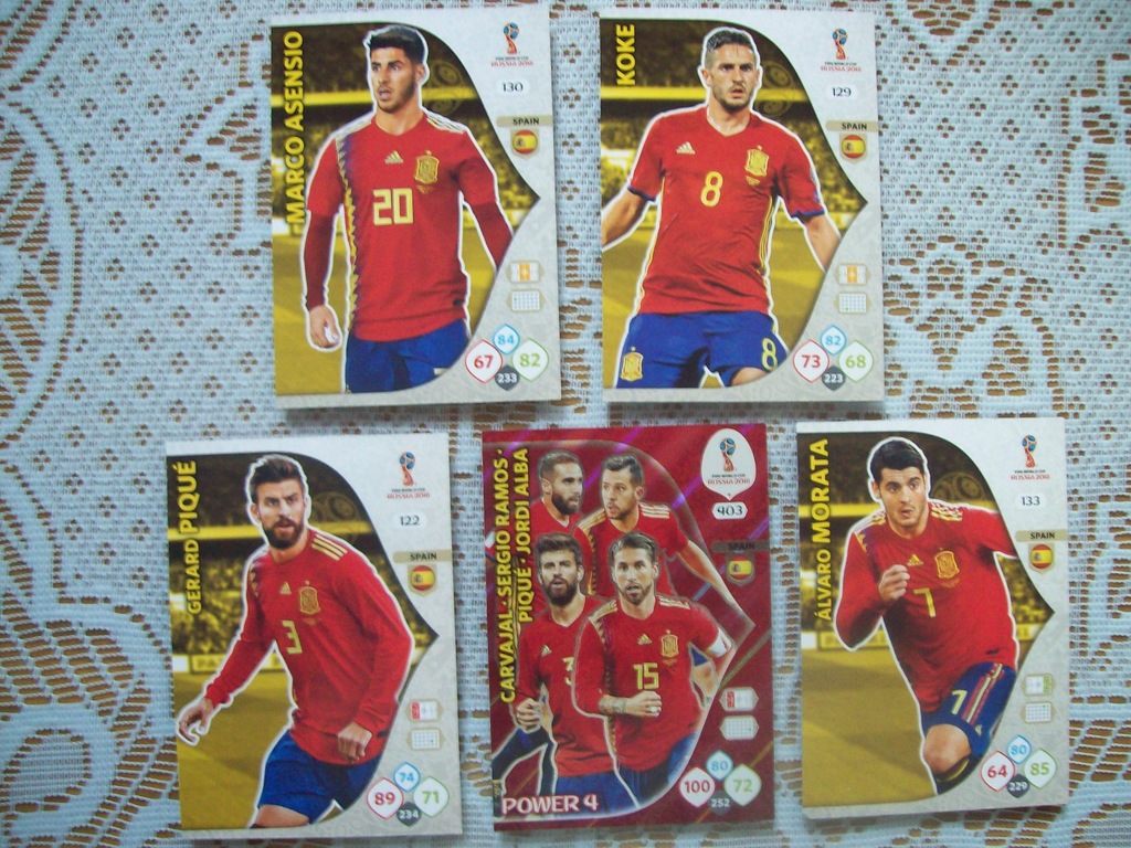 KARTY FIFA WORLD CUP RUSSIA 2018 HISZPANIA