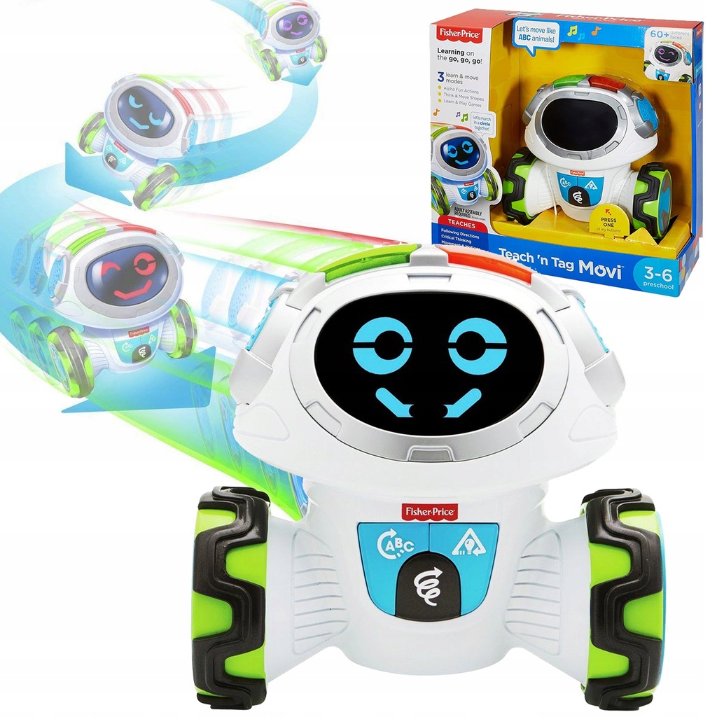 Fisher Price robot MOVI MISTRZ ZABAWY PL FKC36