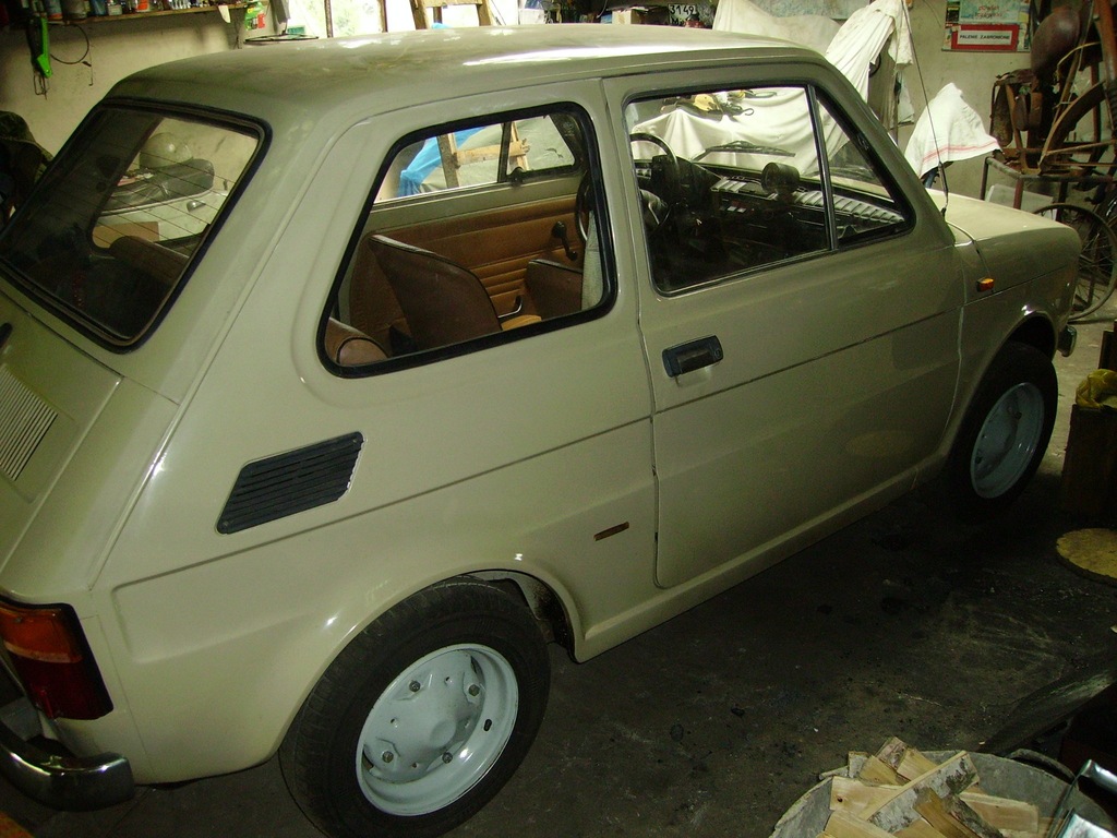 Polski Fiat 126p garażowany,oryginalny,super stan