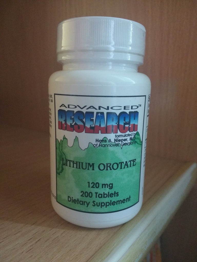 Advanced Research Lithium Orotan litu Lit 200 tabl