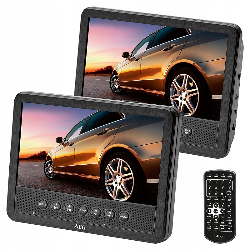 Monitory Na Zagłówki DVD USB AEG 4555 Odtwarzacz