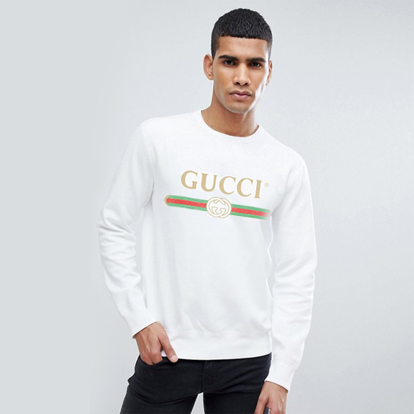 Gucci Bluza Rozmiar L Biała WHITE NOWA 2018 GUCCI