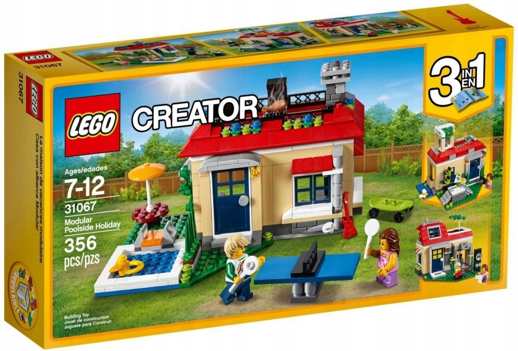 LEGO CREATOR WAKACJE NA BASENIE 31067 7+