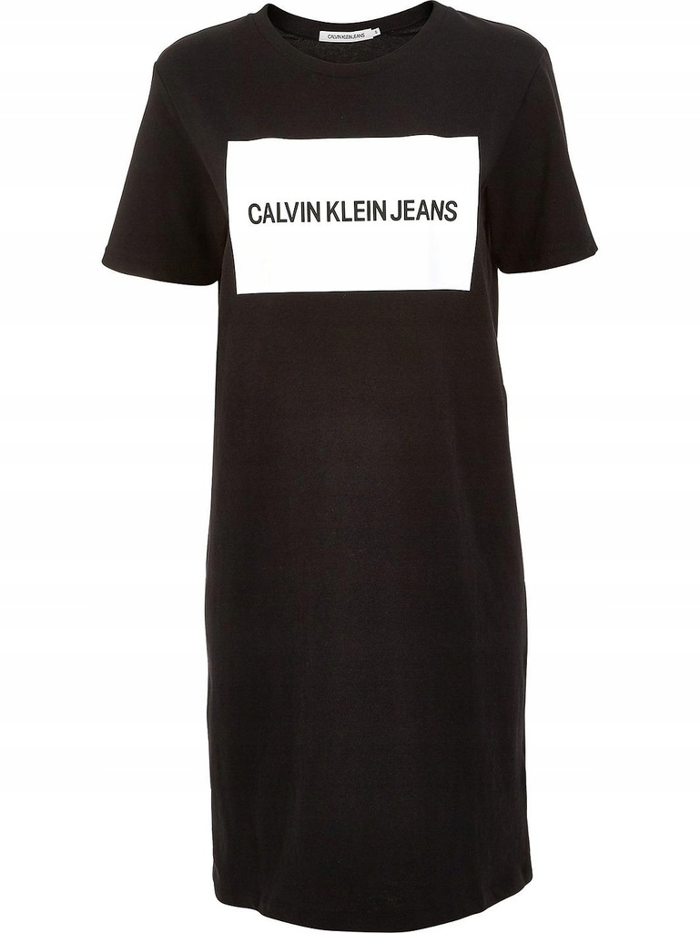 Calvin Klein t shirt dress sukienka duży tshirt L