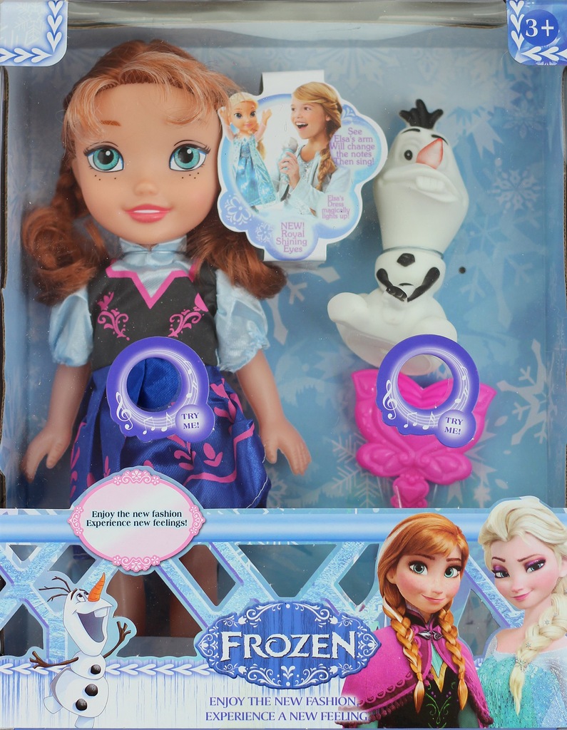 DUŻA LALKA ANNA FROZEN ŚPIEWA KRAINA LODU
