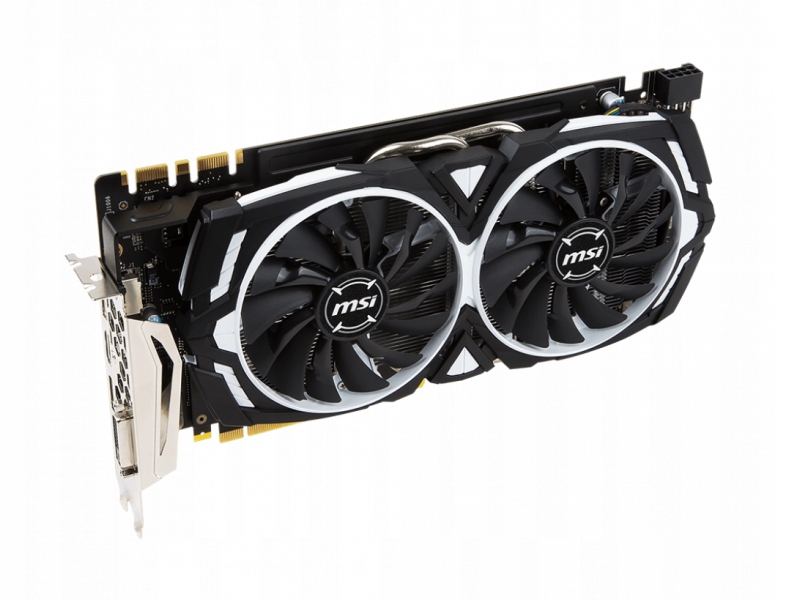 OUTLET Karta MSI GeForce GTX 1070 ARMOR 8GB OC