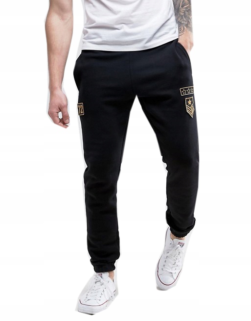 AS10 FRENCH CONNECTION SPODNIE JOGGER L