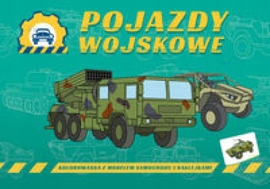 Pojazdy wojskowe - kolorowanka dla dzieci