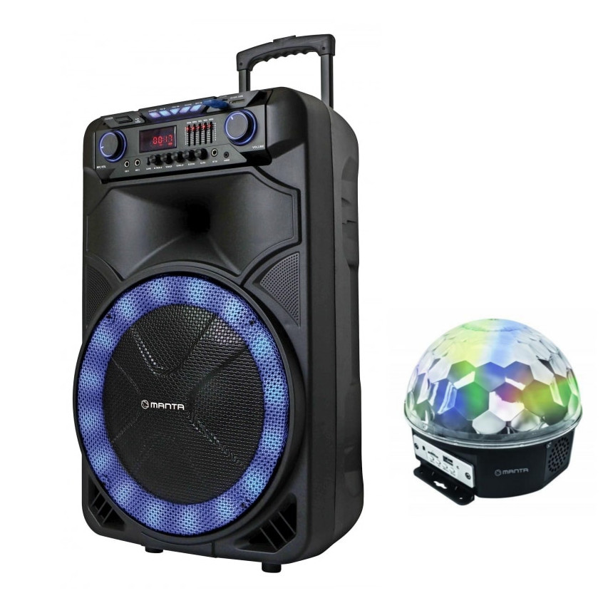 Głośnik Manta SPK5023 ORION Karaoke + kula MDL001