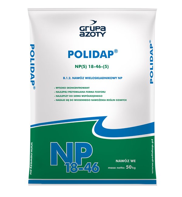 Fosforan Amonu POLIDAP 1000kg fosfor azot nawóz