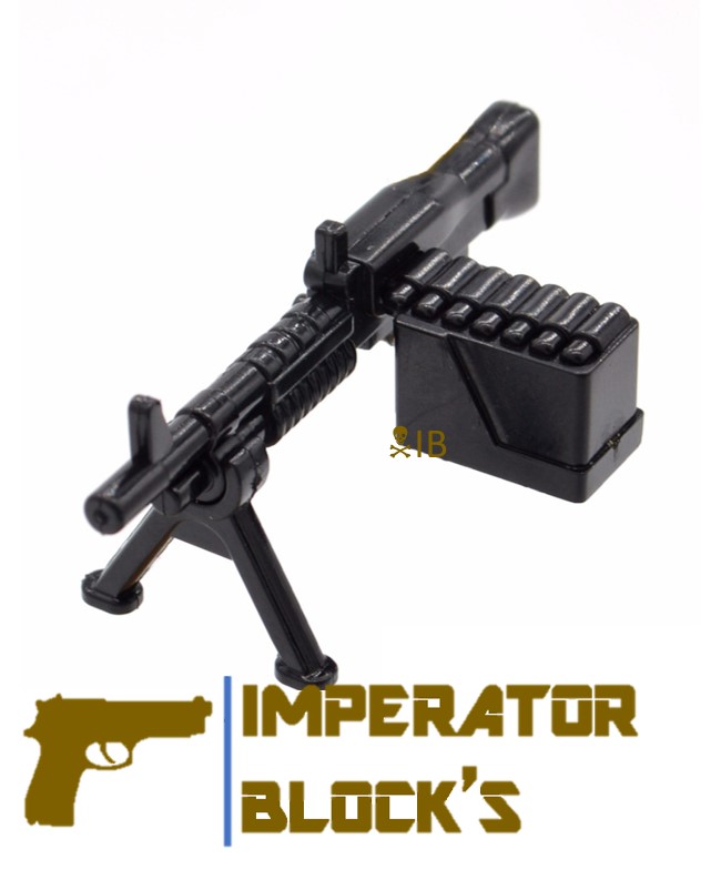 M60 karabin maszynowy pistolet broń pasuje do LEGO