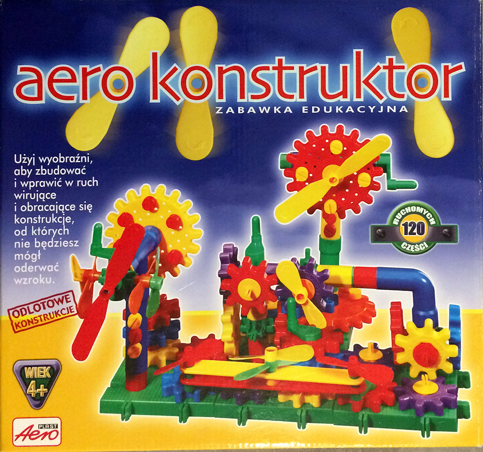 Zestaw AERO KONSTRUKTOR klocki 120 elementów 