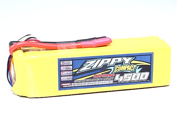 BATERIA LI-PO 22,2V 6S 4500mAh 35C/45C ZIPPY RC