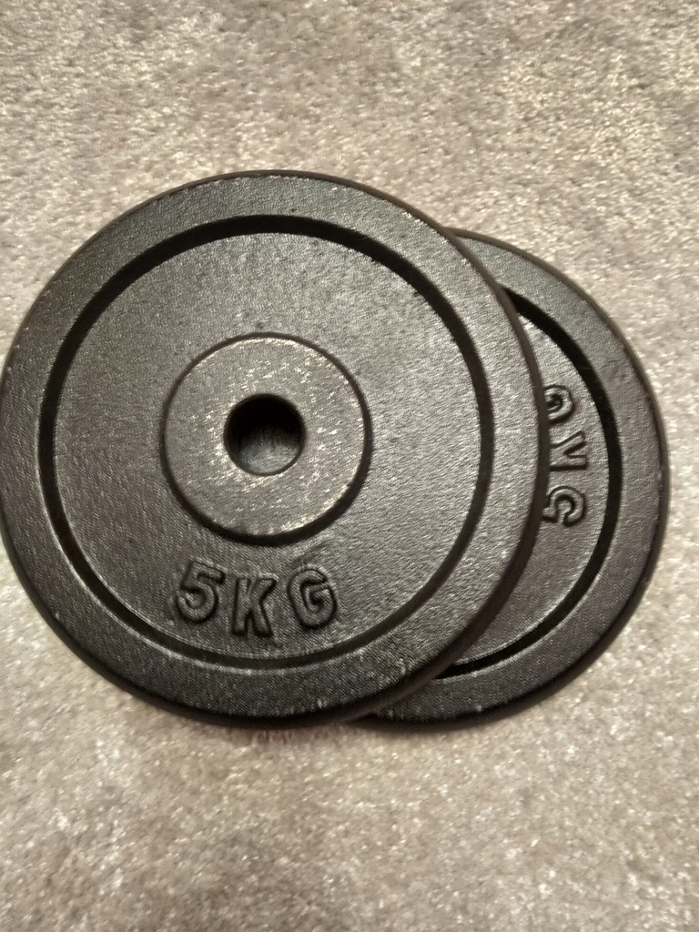 OBCIĄŻENIE TALERZ ŻELIWNY 5KG /TALERZE ŻELIWNE 2x