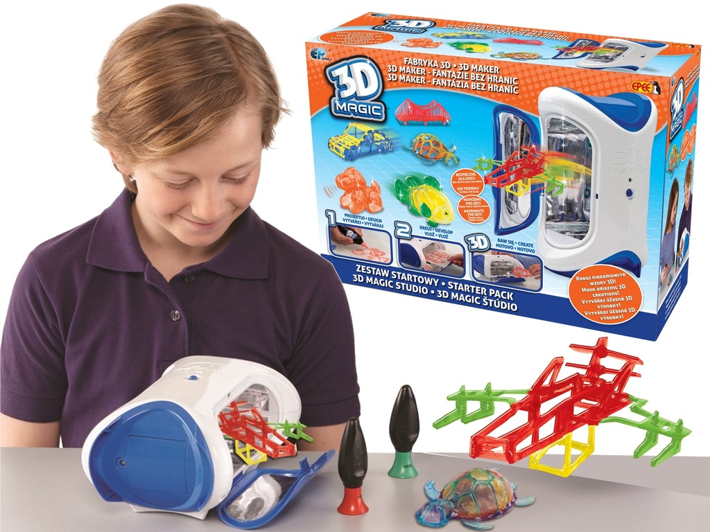 Epee FABRYKA 3D Magic ZESTAW STAROWY Urządzenie UV