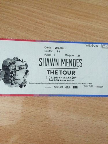Bilet Shawn Mendes
