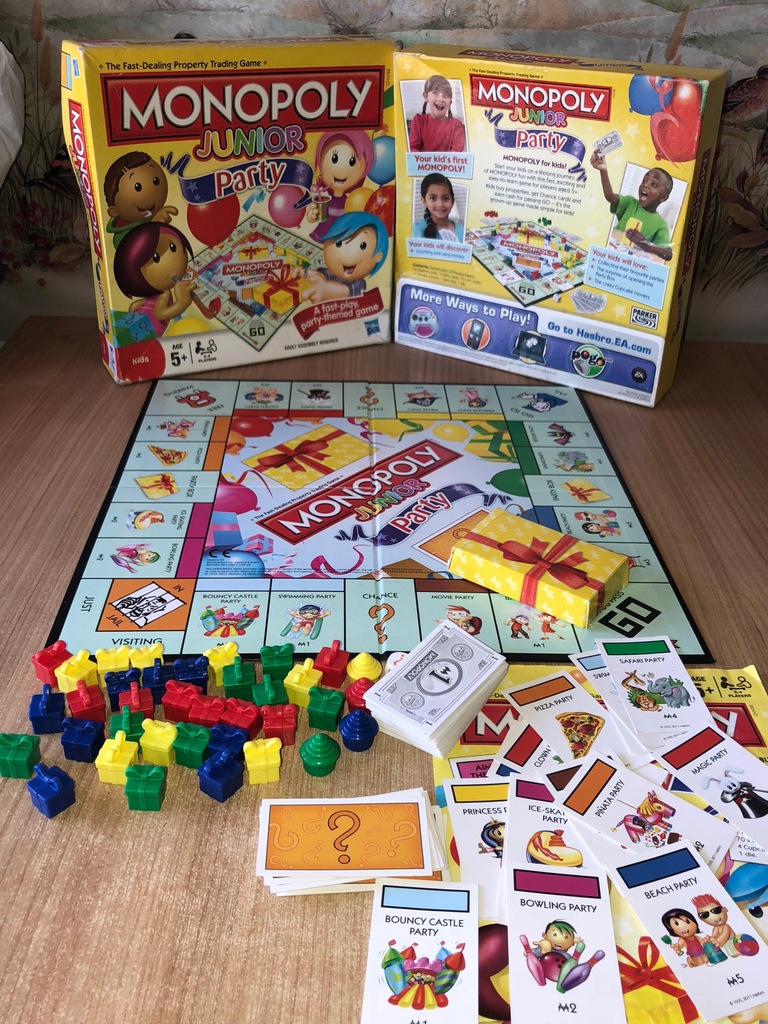 Gra MONOPOLY JUNIOR PARTY ekstra komplet HASBRO