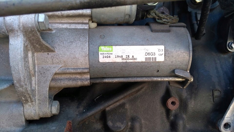 PEUGEOT 206 1.6 ROZRUSZNIK 9648644680 JAK NOWY