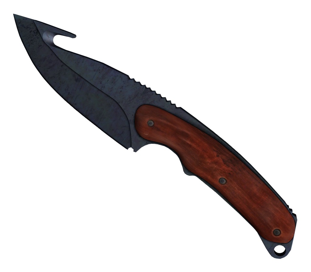 GUT KNIFE BLUE STEEL FT 3/5 CS:GO NÓŻ KOSA