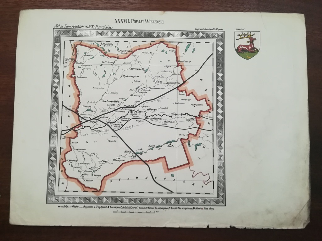 Atlas ziem Z. Słupski powiat Witkowo i Wieleń