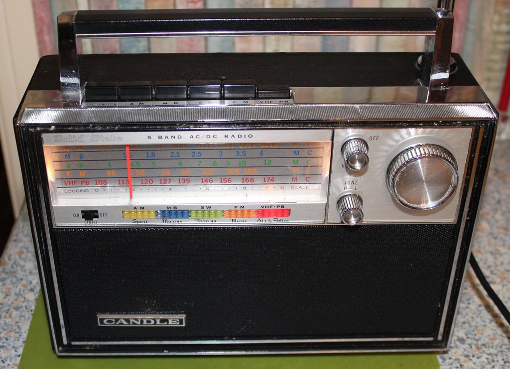 Candle Solid State Radio 5 Zak Vintage 1960 Japan 7035239606 Oficjalne Archiwum Allegro 2048