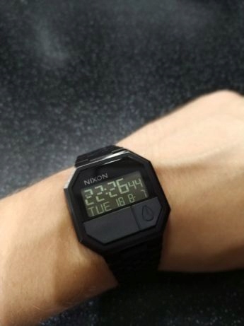 Zegarek Nixon Re Run All Black. Gwarancja.