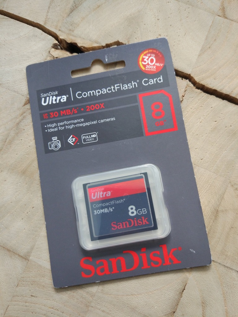 Karta pamięci CompactFlash SanDisk 8GB 30MB/s 200X
