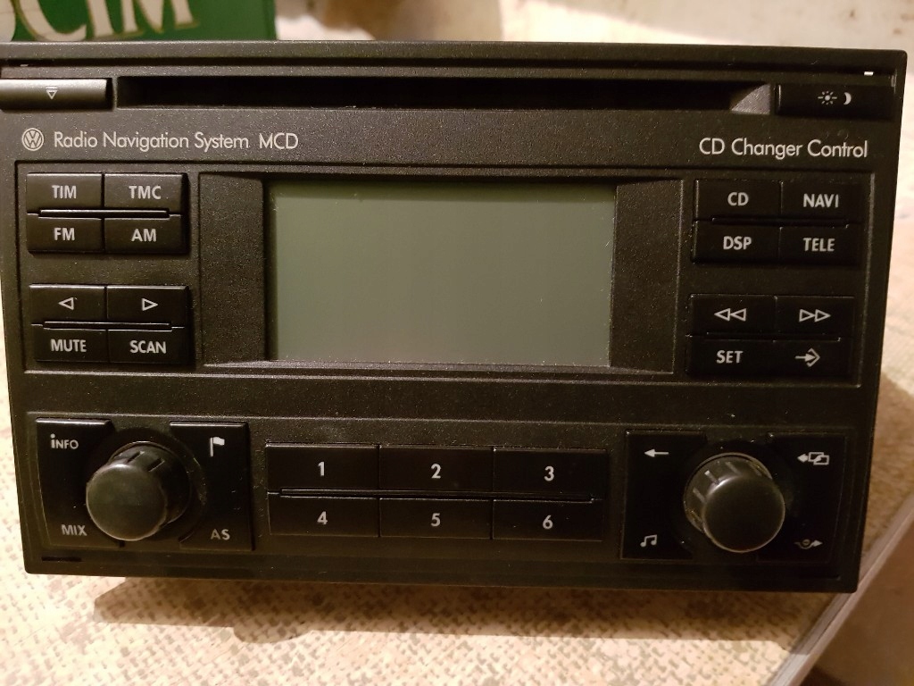 Radio CD + navi 2 DIN VW Golf IV/Bora 7676177542