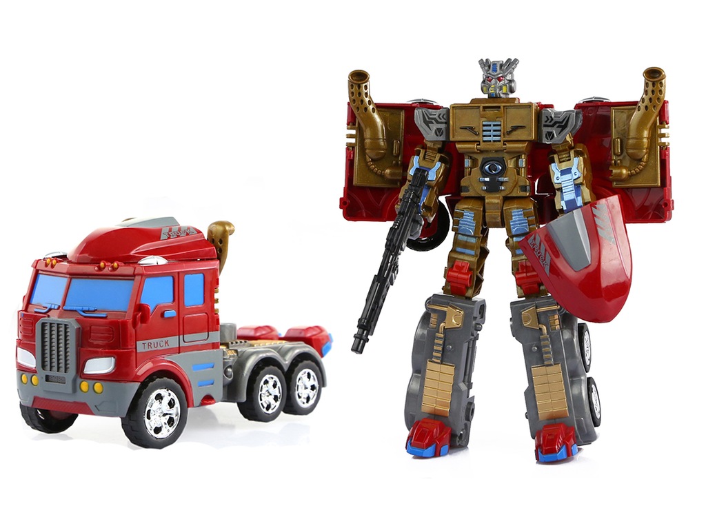 AUTO ROBOT TRANSFORMER TIR TRUCK OPTIMUS PRIME RED