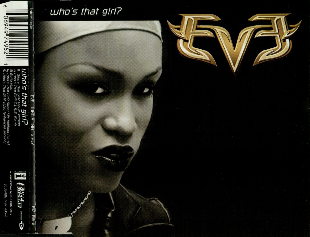 Eve Who's That Girl? 2001 MAXI CD 7277911958 oficjalne archiwum