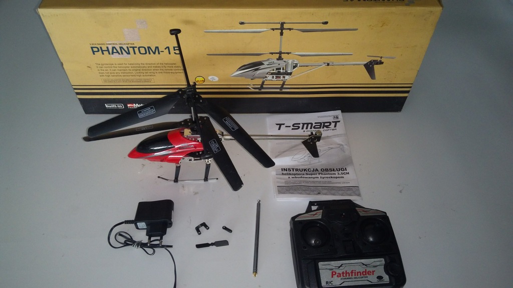 Helikopter RC PHANTOM-15 MBX-15 na części #E094
