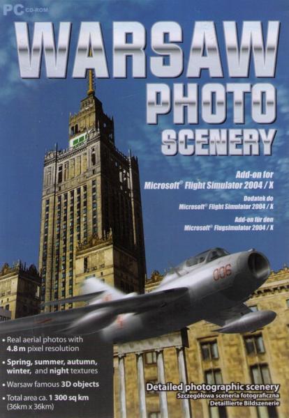 Warszawa sceneria do Flight Simulator fs2004 FSX