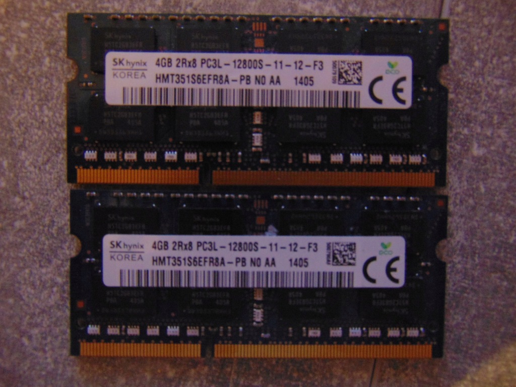 SK Hynix 4GB PC3L 12800S-11-12-F3