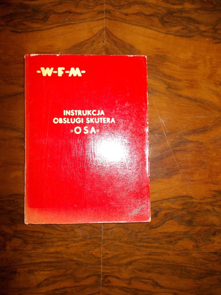 Instrukcja obsługi skutera OSA skuter OSA 1958