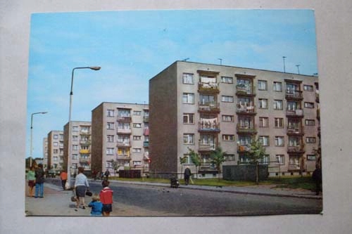 Białystok,1972, ul.W.Broniewskiego.