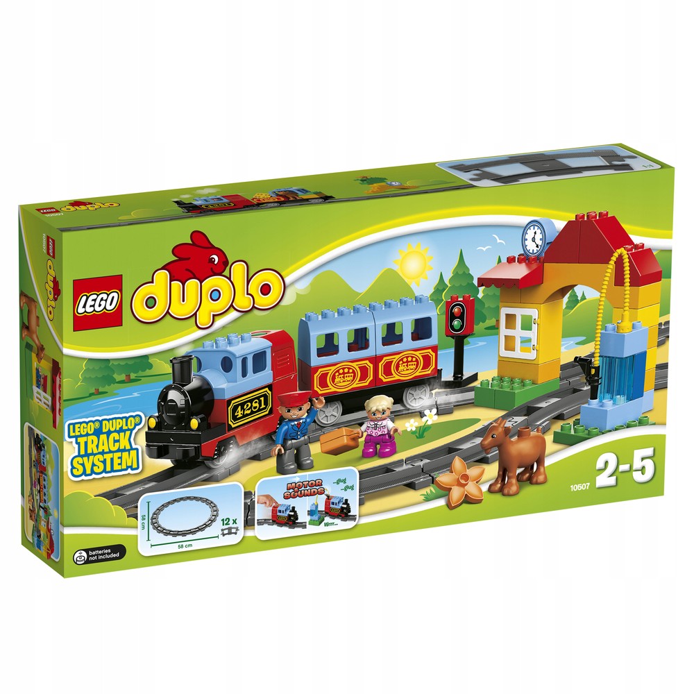 LEGO DUPLO - MÓJ PIERWSZY POCIĄG - 10507 - BATERIE