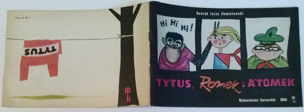 TYTUS ROMEK I A'TOMEK KSIĘGA I WYDANIE 1 1966 