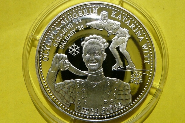 SPORT- ŁYŻWIARSTWO FIGUROWE -KATARINA WITT- DDR-Ag