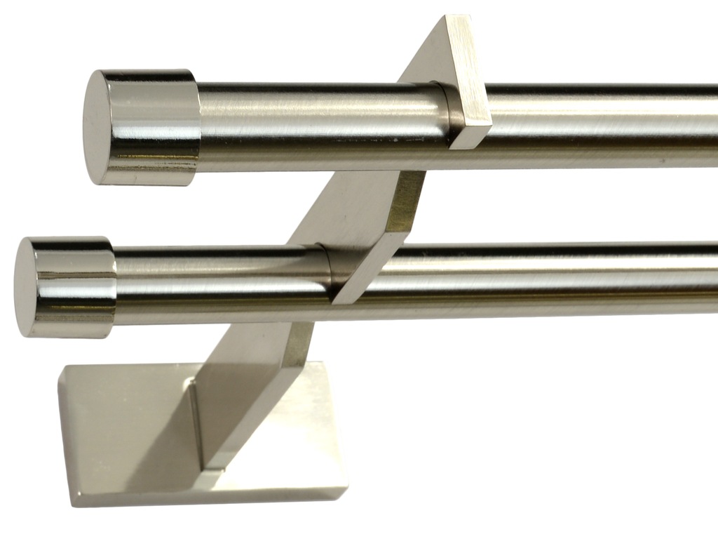 KARNISZE METALOWE SLIM, PODWÓJNE 480 cm, RENA