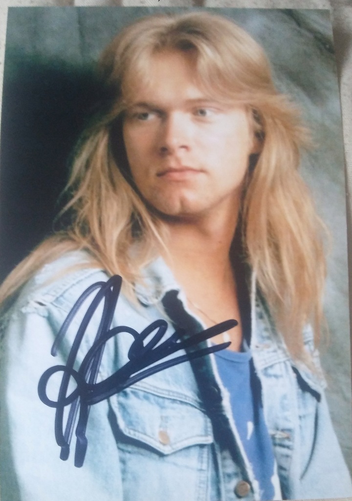Michael Kiske HELLOWEEN - zdjęcie z autografem