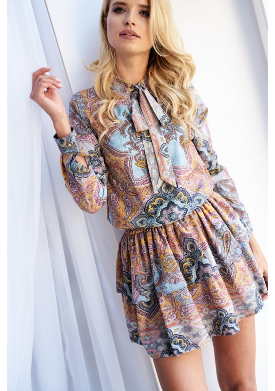 Sukienka MOSQUITO rozmiar S BOHO print