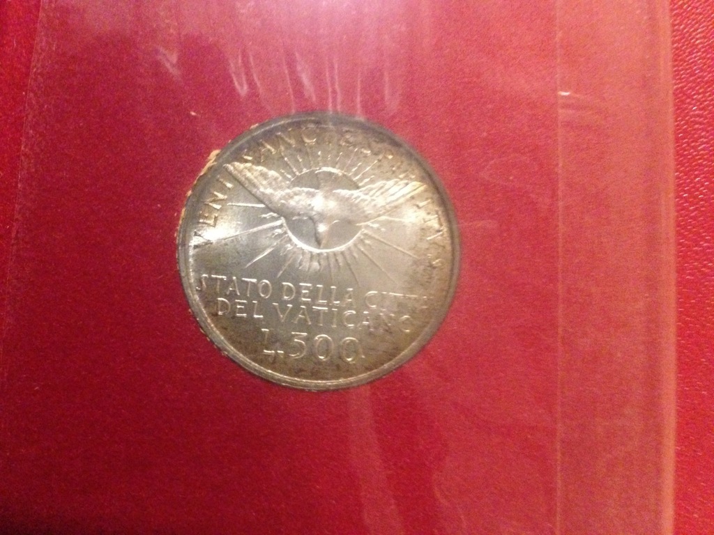 Moneta srebrna Watykan 1958