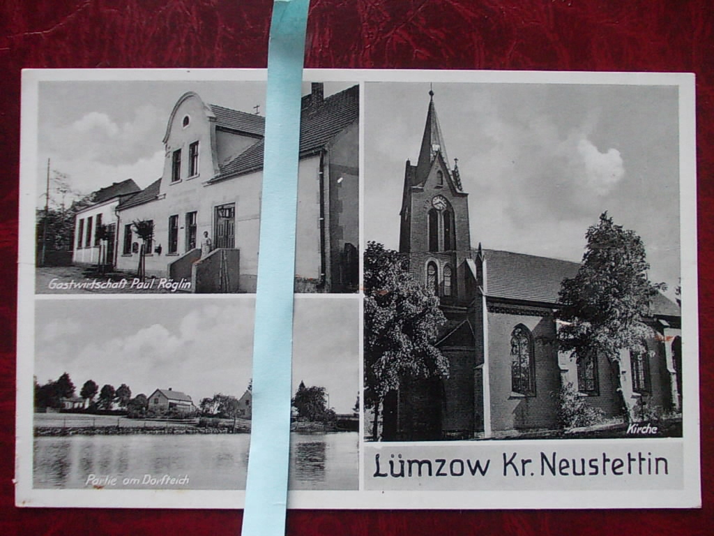 Łomczewo k. Szczecinek gospoda kościół