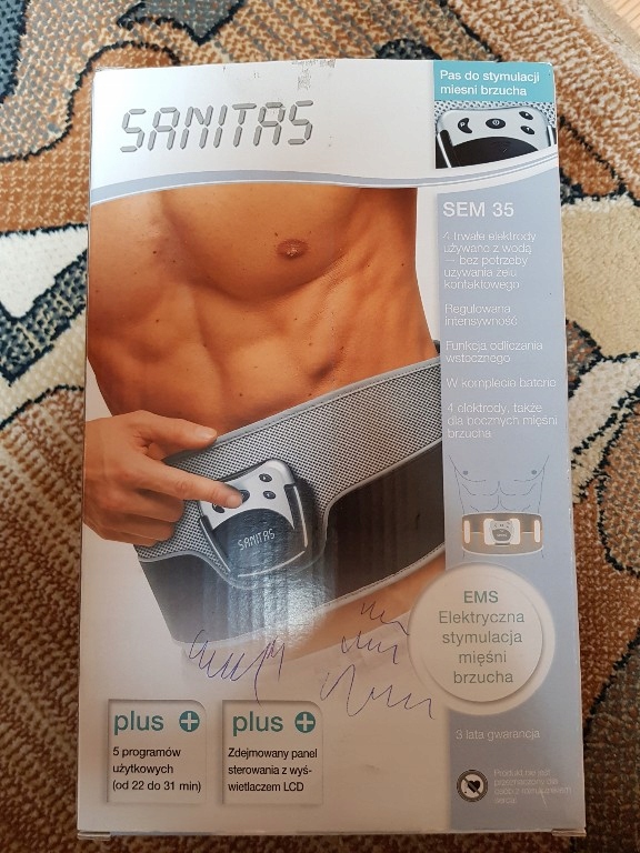 Pas do stymulacji mięśni brzucha SANITAS SEM 35