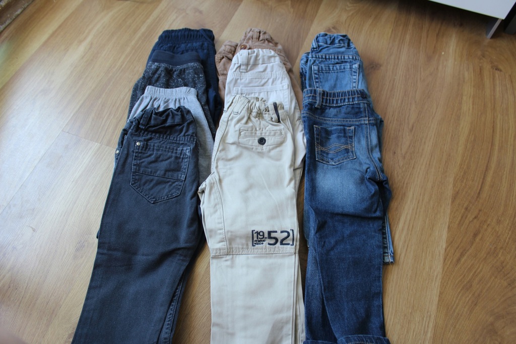 Zestaw - spodnie jeans, bawełna SMYK - 9 szt, r.92
